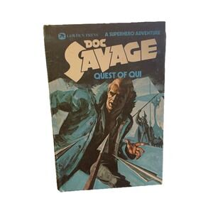 DOC SAVAGE QUEST OF QUI By KENNETH ROBESON Golden Press HC‎ 1975